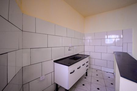 Sala/Cozinha  de casa para alugar com 1 quarto, 70m² em Vila Caraguata, São Paulo