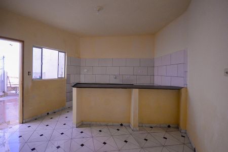 Sala/Cozinha  de casa para alugar com 1 quarto, 70m² em Vila Caraguata, São Paulo