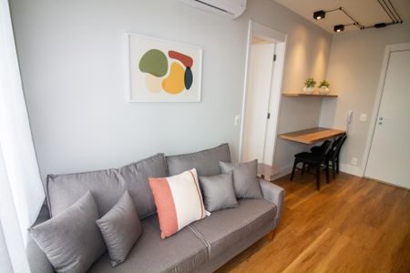 Sala de apartamento à venda com 1 quarto, 31m² em Campo Belo, São Paulo