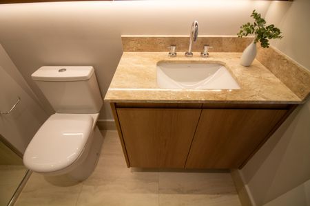 Apartamento para alugar com 31m², 1 quarto e sem vagaBanheiro da Suíte