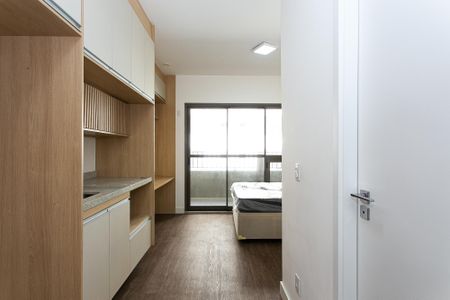 Cozinha de kitnet/studio para alugar com 1 quarto, 24m² em Tatuapé, São Paulo