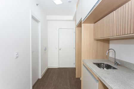 Cozinha de kitnet/studio para alugar com 1 quarto, 24m² em Tatuapé, São Paulo