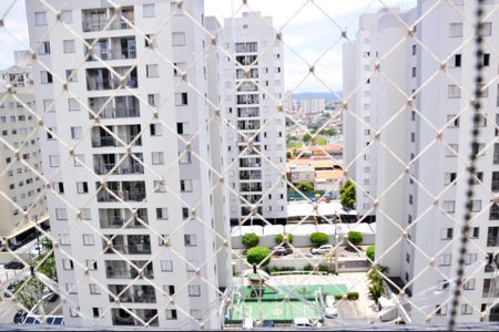 Apartamento à venda com 49m², 2 quartos e 1 vagaDetalhe - Vista da Varanda da Sala e Sala de Jantar