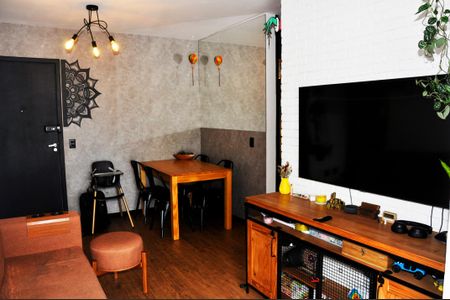 Apartamento à venda com 49m², 2 quartos e 1 vagaDetalhe - Sala e Sala de Jantar