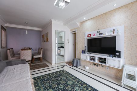 Sala de casa de condomínio à venda com 2 quartos, 92m² em Parque das Cigarreiras, Taboão da Serra