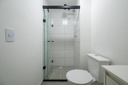 Studio para alugar com 25m², 1 quarto e sem vaga Studio para alugar com 25m², 1 quarto e sem vagaBanheiro da Suíte