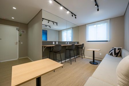 Studio para alugar com 25m², 1 quarto e sem vaga Studio para alugar com 25m², 1 quarto e sem vagaÁrea comum - Espaço coworking