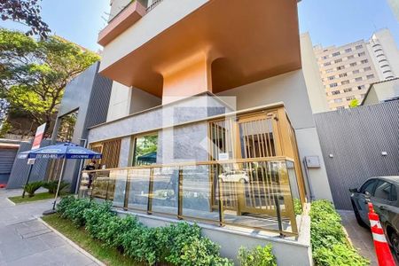 Studio para alugar com 26m², 1 quarto e sem vaga Studio para alugar com 26m², 1 quarto e sem vagaFachada