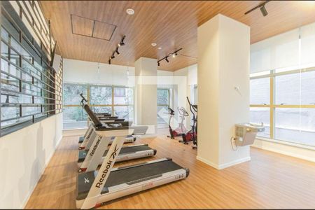 Studio para alugar com 26m², 1 quarto e sem vaga Studio para alugar com 26m², 1 quarto e sem vagaAcademia