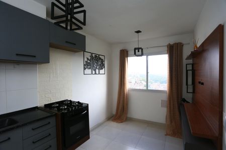 Sala  de apartamento para alugar com 1 quarto, 24m² em Paraíso do Morumbi, São Paulo