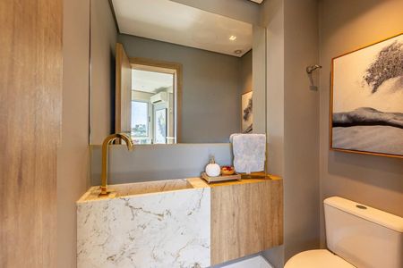 Apartamento para alugar com 94m², 1 quarto e 2 vagasLavabo 