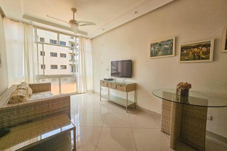 Sala de apartamento para alugar com 3 quartos, 89m² em Balneario Cidade Atlantica, Guarujá