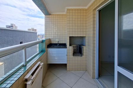 Sacada  de apartamento para alugar com 1 quarto, 67m² em Guilhermina, Praia Grande