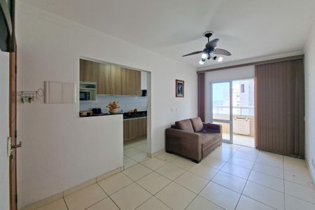 Sala de apartamento para alugar com 1 quarto, 67m² em Guilhermina, Praia Grande