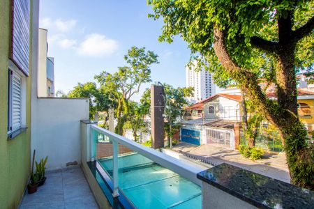 Varanda do quarto de apartamento para alugar com 1 quarto, 42m² em Vila Pires, Santo André