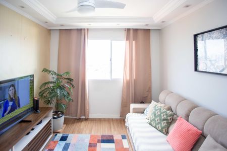 Sala de apartamento à venda com 2 quartos, 57m² em Vila Nogueira, Diadema