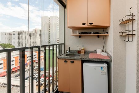 Studio para alugar com 22m², 1 quarto e sem vaga Studio para alugar com 22m², 1 quarto e sem vagaVaranda