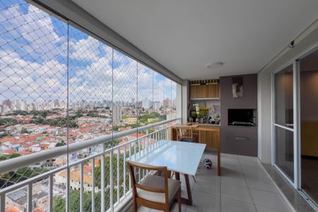 Varanda de apartamento para alugar com 3 quartos, 129m² em Jardim da Gloria, São Paulo
