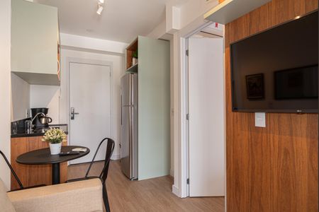 Sala de apartamento para alugar com 1 quarto, 26m² em Bela Vista, São Paulo