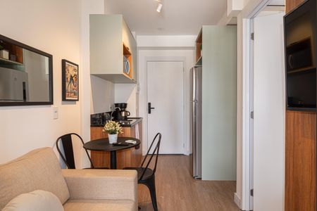Apartamento para alugar com 26m², 1 quarto e sem vagaSala