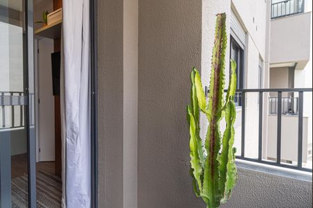 Varanda da Sala de apartamento para alugar com 1 quarto, 26m² em Bela Vista, São Paulo