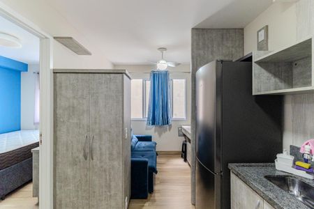 Sala e Cozinha de apartamento para alugar com 1 quarto, 25m² em Vila Buarque, São Paulo