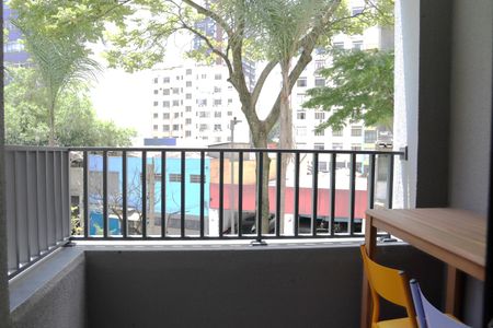 Sala de apartamento para alugar com 1 quarto, 26m² em Bela Vista, São Paulo