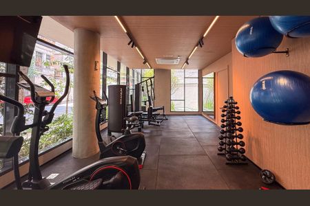 Apartamento para alugar com 26m², 1 quarto e sem vagaAcademia