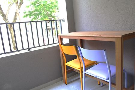 Varanda de apartamento para alugar com 1 quarto, 26m² em Bela Vista, São Paulo