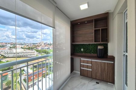 Varanda da Sala  de apartamento para alugar com 3 quartos, 72m² em Parque Italia, Campinas