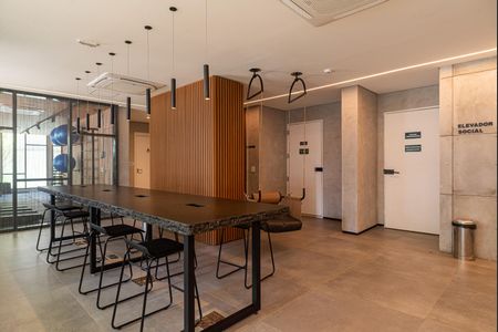 Apartamento para alugar com 26m², 1 quarto e sem vagaÁrea comum - Salão de festas