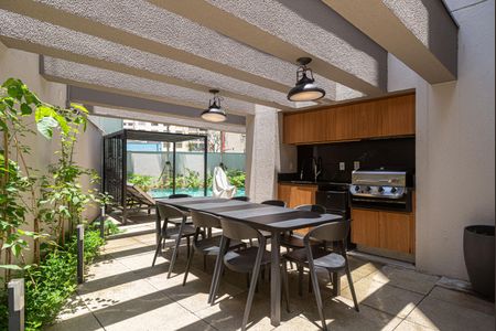 Apartamento para alugar com 26m², 1 quarto e sem vagaÁrea gourmet