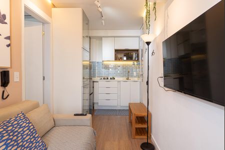 Sala de apartamento para alugar com 1 quarto, 26m² em Bela Vista, São Paulo