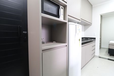 Sala/Cozinha de apartamento para alugar com 1 quarto, 30m² em Santa Mônica, Uberlândia