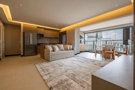 Sala/Cozinha de apartamento à venda com 2 quartos, 85m² em Pinheiros, São Paulo