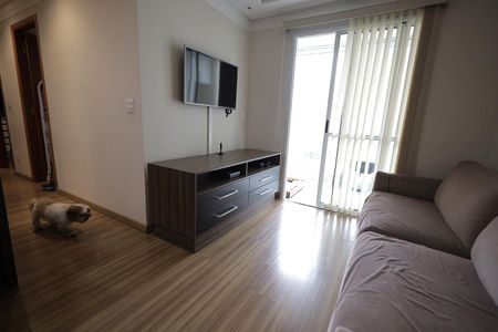 Sala de apartamento à venda com 3 quartos, 73m² em Vila Helena, Santo André