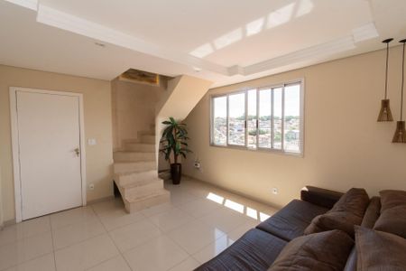 Sala de apartamento à venda com 3 quartos, 168m² em Água Branca, Contagem