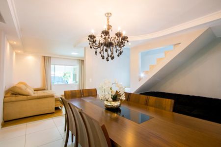 Sala de Jantar de casa à venda com 3 quartos, 224m² em Campestre, Santo André