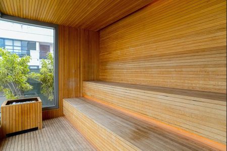 Studio à venda com 24m², 1 quarto e sem vagaSaúna