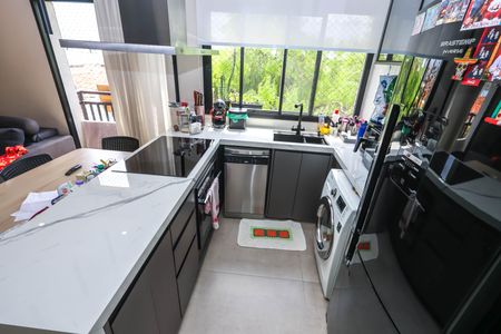 Cozinha de apartamento à venda com 2 quartos, 47m² em Vila Moinho Velho, São Paulo
