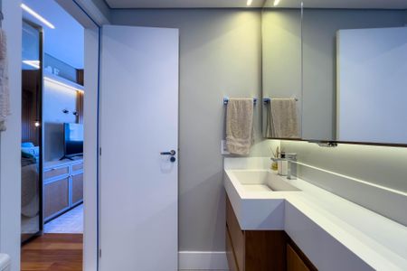 Apartamento à venda com 110m², 3 quartos e 2 vagas Apartamento à venda com 110m², 3 quartos e 2 vagasBanheiro do quarto 1