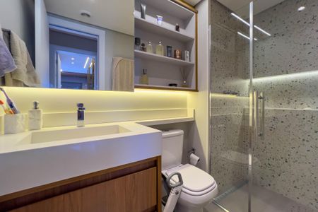 Apartamento à venda com 110m², 3 quartos e 2 vagas Apartamento à venda com 110m², 3 quartos e 2 vagasBanheiro