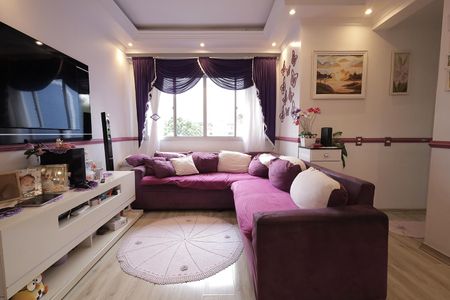 Sala de apartamento à venda com 2 quartos, 56m² em Vila Lutécia, Santo André