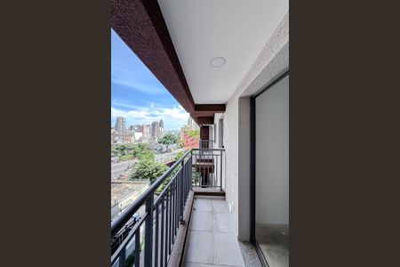 Varanda da Sala de kitnet/studio à venda com 1 quarto, 28m² em Liberdade, São Paulo