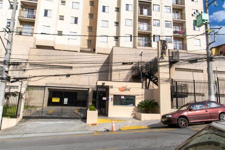 Apartamento para alugar com 47m², 2 quartos e 1 vagaFachada e portaria