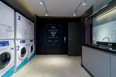 Studio para alugar com 24m², 1 quarto e 1 vagaLavanderia