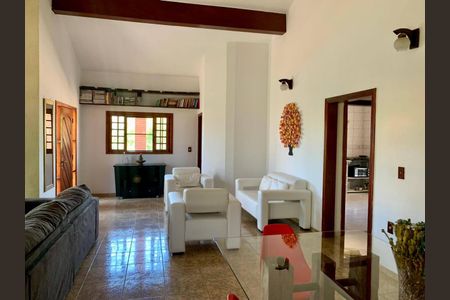 Sala de casa de condomínio para alugar com 5 quartos, 3500m² em Colinas do Mosteiro de Itaici, Indaiatuba