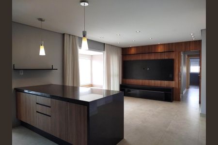 Sala com cozinha americana de apartamento para alugar com 3 quartos, 119m² em Vila Carrão, São Paulo