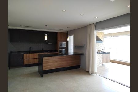 Apartamento para alugar com 119m², 3 quartos e 2 vagasSala com cozinha americana