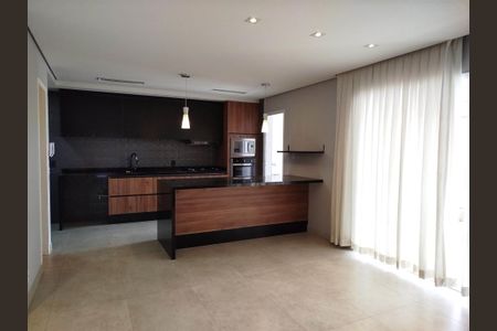 Sala com cozinha americana de apartamento para alugar com 3 quartos, 119m² em Vila Carrão, São Paulo
